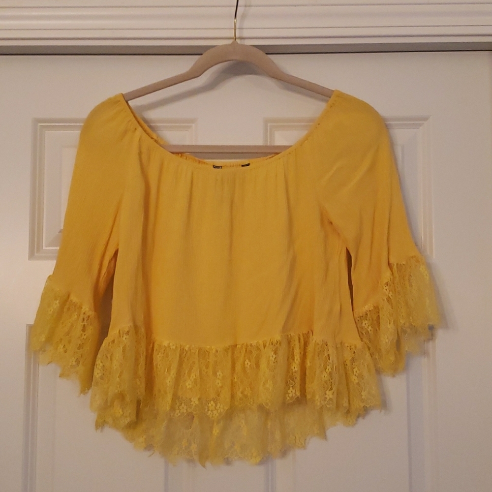 Zara long sleeve blouse